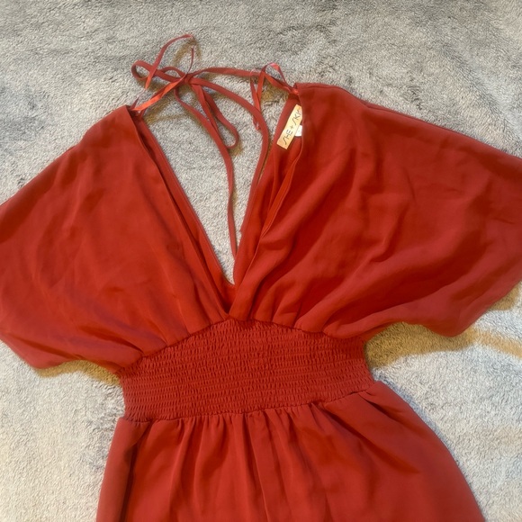 She + Sky Jumpsuit Women's Size Large Auburn color - Picture 2 of 3